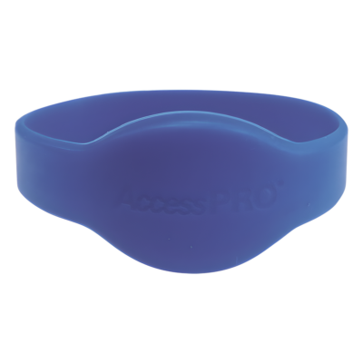 Brazalete RFID MIFARE / 13.56 MHz / 74 mm Diámetro / Silicona Resistente al Agua / Formato Wiegand 32 Bits / Talla Adulto