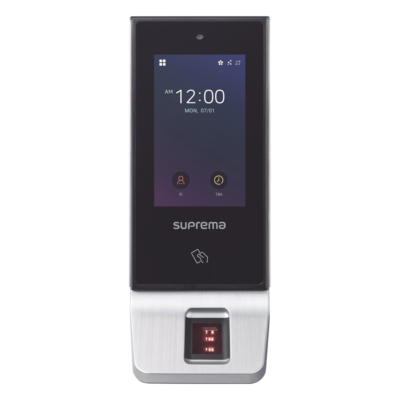 Terminal de Control de Acceso / Multitecnología / Huella / RFID Mifare / Bluetooth / Pantalla Táctil 4' / IP65 / PoE