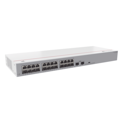 Switch No Administrable / 24 Puertos Gigabit / 2 Puertos SFP Uplink / 52 Gbps / 1U Rack