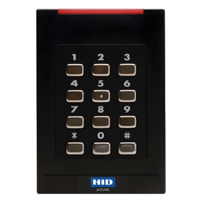 Lector de Acceso con Teclado / Multiformato Proximidad / iClass SEOS 1 cm / MIFARE DESFire / Bluetooth / Wiegand / 5-16 VDC