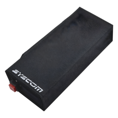 Estuche de Transporte / Poliéster con Cartón / 19.6 x 16 cm / 7.7 x 6.3 in / Compartimento Pila 9V / Cierre Velcro