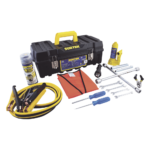 Juego de Herramientas Automotriz / 14 Piezas / Gato 2 Toneladas / Cables Pasacorriente 2.5 m (8.2 ft) / Llaves 8-15 mm / Poncholina 12 oz portada_0S1000-308