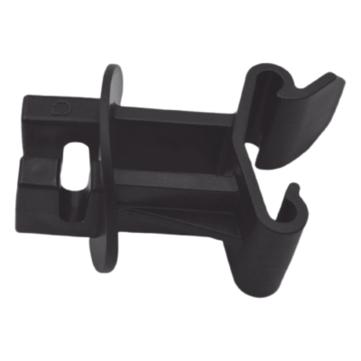 Aislador para Cerca Electrificada / Poste Tipo T / 50 mm de Altura / Apertura 1" / Protección UV e Intemperismo / Resinas Vírgenes
