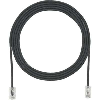 Cable de Parcheo UTP Cat6A / 28AWG Diámetro Reducido / CM/LSZH / 4.57 m (15 ft) / PoE 802.3bt / -40 a 75°C
