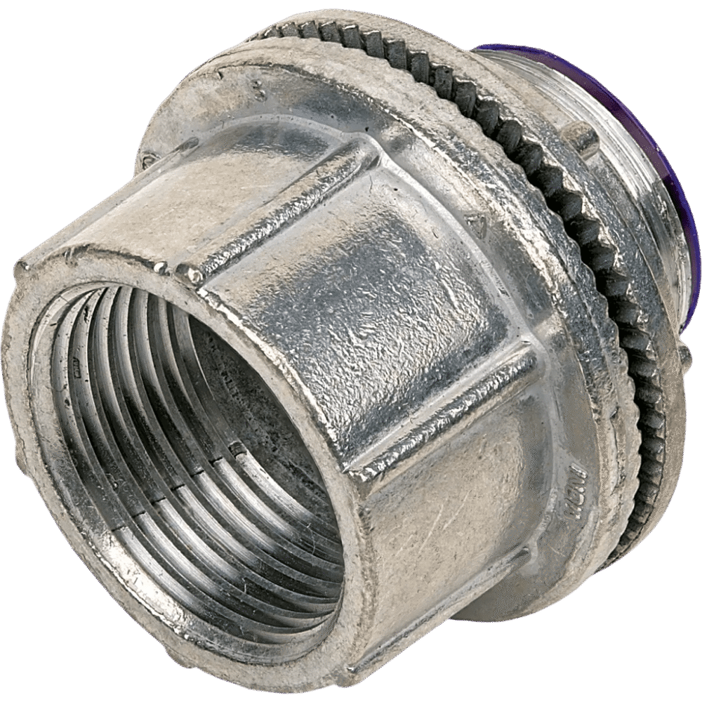 portada_0S1000-316 Conector Hub / Zinc / 3/4" / Resistente a Intemperie / Áreas Peligrosas / Terminación Natural HUB-WH2 1