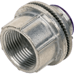Conector Hub / Zinc / 3/4" / Resistente a Intemperie / Áreas Peligrosas / Terminación Natural portada_0S1000-316