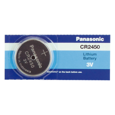 Batería de Litio tipo Moneda 3V / CR2450 ( Batería no recargable )