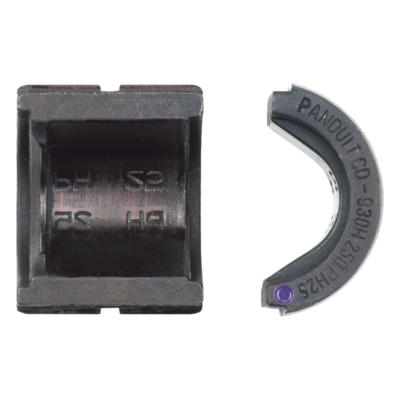 Dado de Prensado / Cables 1/0 AWG a 250 kcmil / Conectores a Tierra Tipo E y Cruzado / Codificación Negra PG25