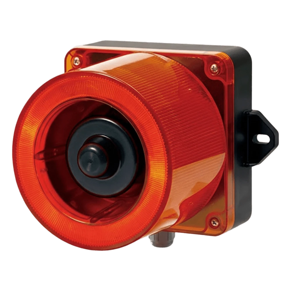 portada_0S1000-350 Combinación de Baliza LED y Sirena Electrónica / 31 Tonos / 123 dB / IP66 / 12-24 VCD / -50°C a +50°C QWCD50-012024-R-LC 1