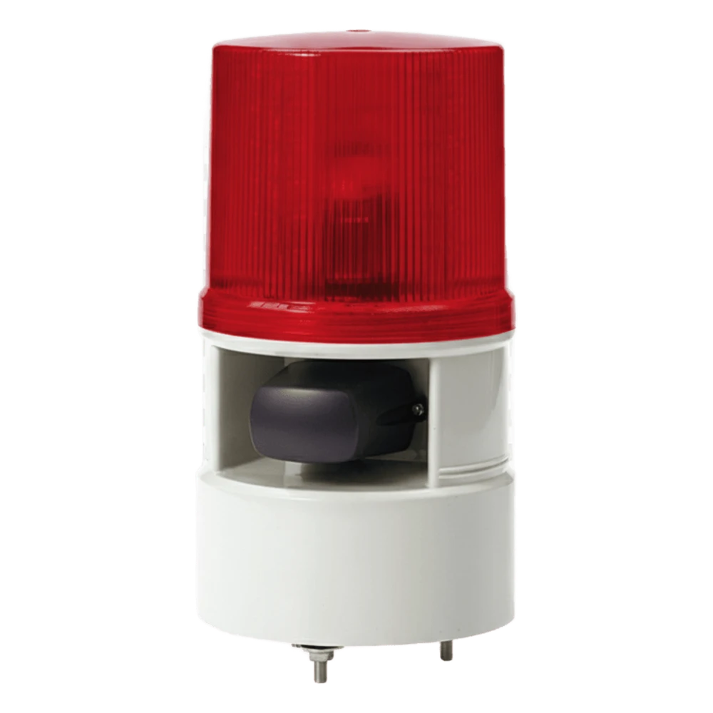 portada_0S1000-352 Luz de Advertencia LED / Bocina 105 dB / 12.5 cm (4.9 in) / 12-24 VCD / 4 Modos de Destello / -30°C a +50°C S125DML-WS-012024-R 1