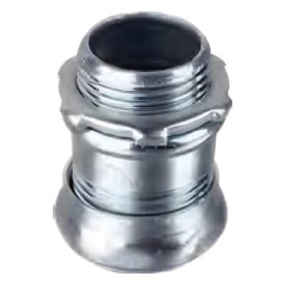 Conector de Compresión / Acero Galvanizado / 1/2" (13 mm) / Pared Delgada / UL Listed
