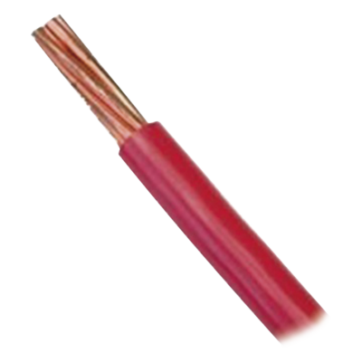 Cable Eléctrico THW-LS / Calibre 4 AWG / 19 Hilos de Cobre / Aislamiento 1.52 mm / 100 m (328.1 ft) / Color Rojo / 90 °C Seco / Aprobado CT