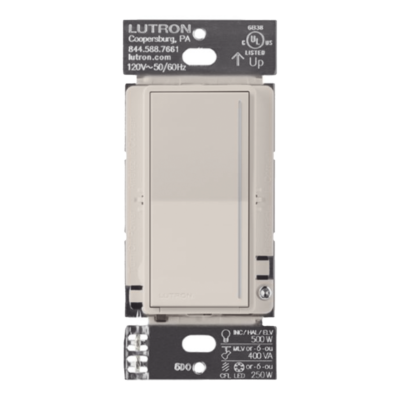 Atenuador de Pared Táctil / LED+ 250 W / 3 Vías / Neutro Requerido / RadioRA 3 / Taupe