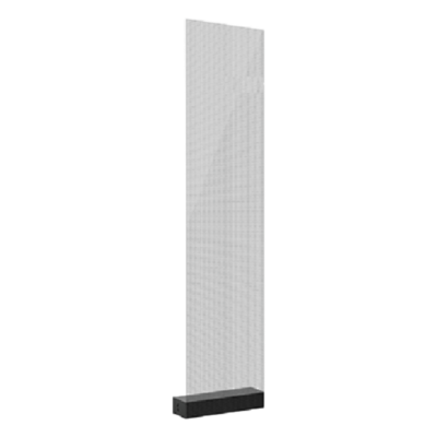 Panel LED Transparente / Pixel Pitch 3.91 mm / Transparencia 82% / Brillo 1500-5000 nits / Ultra Delgado <2 mm / Instalación Adhesiva, Colgada o Fija