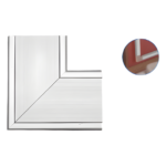 Accesorio en L de aluminio / Compatible con canaleta INKA100 / 0.360 kg / -20°C a 120°C portada_0S1000-461