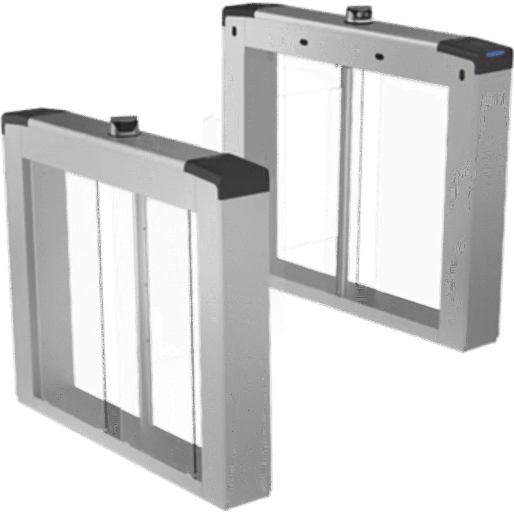 portada_0S1000-466 Torniquetes Quick Pass Carril de 65 cms (25.6 in) / Reconocimiento Facial y Lectores de Tarjeta Incluidos / Aletas de Acrílico Incluidas / Bidireccional / 5,000,000 MCBF / 4 Pares de dToF DS-K6B221TMX-LR-65-K 1