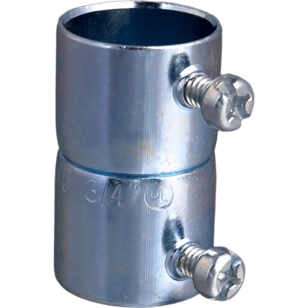 portada_0S1000-489 Cople para Tubo EMT / 3/4" (19 mm) / Pared Delgada / Tornillo Tipo Americano / Acero Galvanizado / UL Listed PST-ES-512S 1