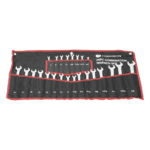 Juego de Llaves Combinadas / 24 Piezas / Métricas e Imperiales / Acero Cromo-Vanadio / Estuche Nylon Enrollable portada_0S1000-518