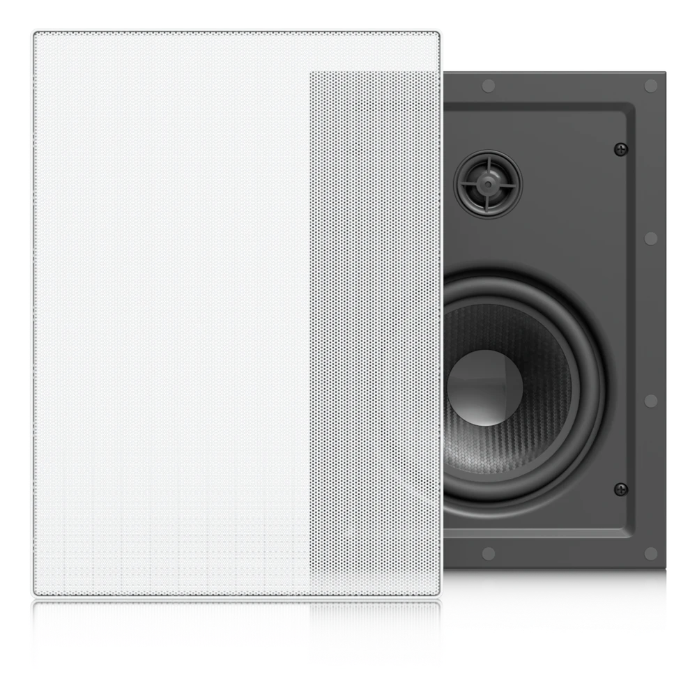 portada_0S1000-63 Altavoz Empotrable de Pared / Woofer 6.5" / Tweeter 1" Pivote ±15° / 130W 8 Ohms / Cobertura Simétrica Axial 90° / NDAA Compliant UACC-IN-WALL-SPEAKER 1