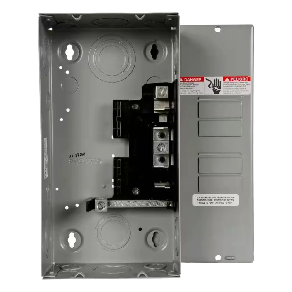 portada_0S1000-68 Centro de Carga Monofásico / 4 Espacios / 8 Circuitos / 125 A / 120/240 Vca / NEMA 1 / Sobreponer E0408ML1125S 1