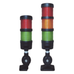 Torre LED Indicadora de Estado / 3 Niveles Rojo-Ámbar-Verde / Buzzer 85 dB / 110-240 VCA / IP53 / Montaje Ajustable 60 mm sec_2_0S1000-31