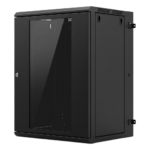 Gabinete Rack / 24 UR / 19 Pulgadas / Puerta de Cristal / Carga 80 kg / Abatible 120° / Laterales Removibles sec_2_0S1000-44