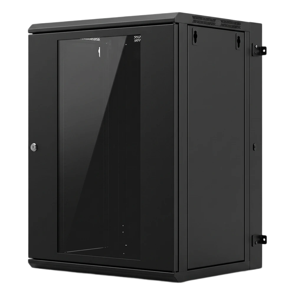 sec_2_0S1000-44 Gabinete Rack / 24 UR / 19 Pulgadas / Puerta de Cristal / Carga 80 kg / Abatible 120° / Laterales Removibles SR-19-24-GAPV5 2