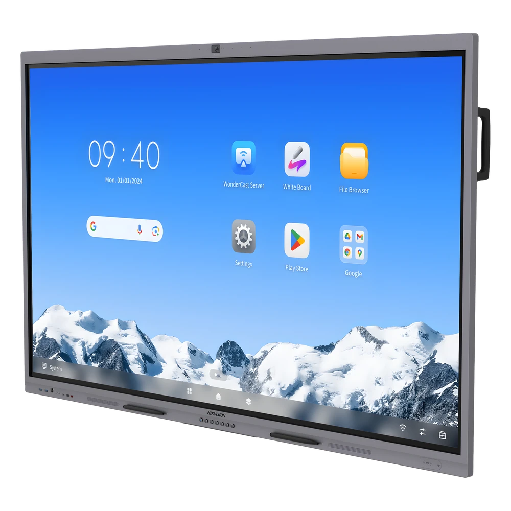 sec_2_0S1000-49 Pantalla Interactiva Touch / 65 Pulgadas / 4K UHD / 50 Puntos Táctiles / Android 14 Certificado EDLA / Cámara Web 8 MP / Audio 55 W / Wi-Fi / NFC / 128 GB Almacenamiento DS-D5C65RB/B2L(EDLA) 2