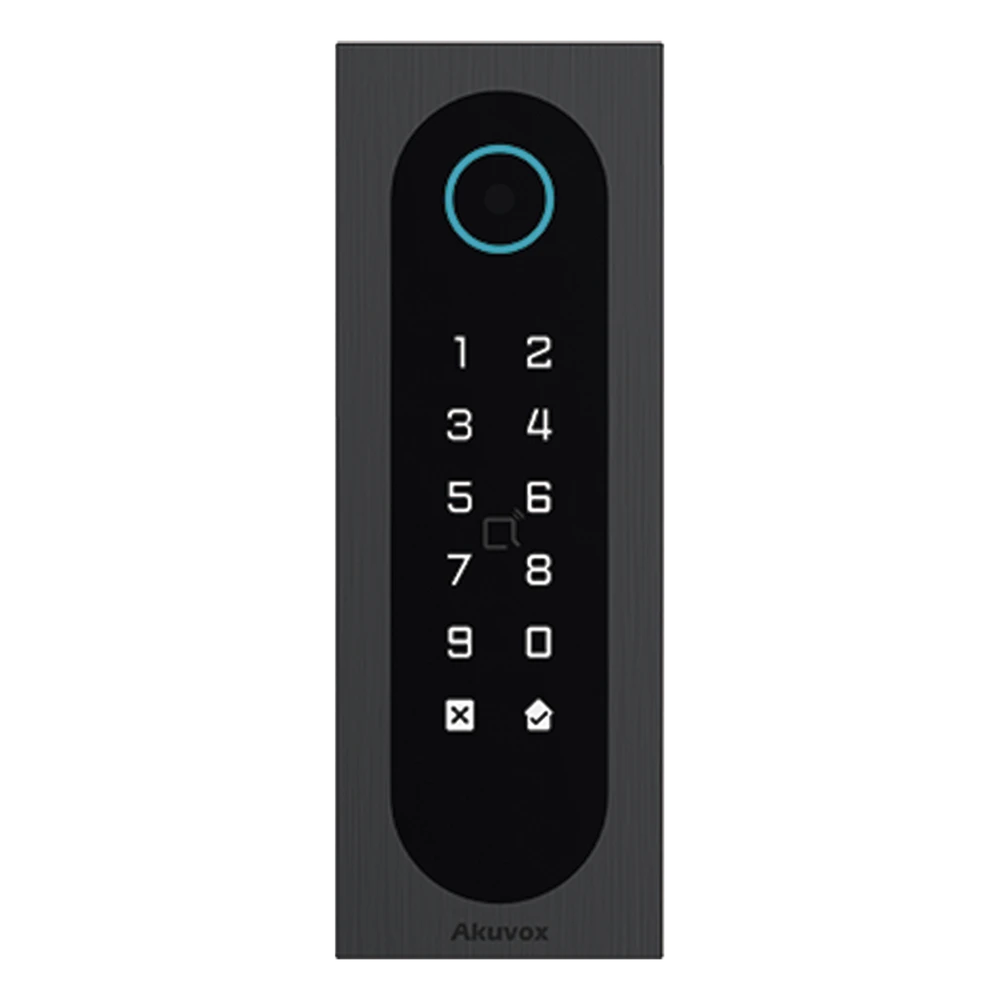 sec_4_0S1000-11 Control de Acceso Slim / 20,000 Tarjetas / 100,000 Eventos / IP65 & IK09 / Multi-Credencial QR-Bluetooth-PIN-RFID / Wiegand-RS485-Relay / Aluminio y Vidrio Templado A08S 3