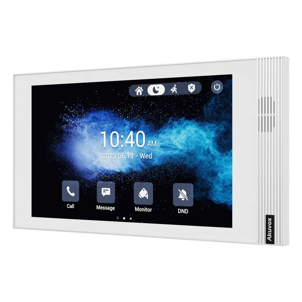 sec_4_0S1000-24 Monitor SIP Linux / Pantalla Táctil 7 Pulgadas / Wi-Fi 6 / PoE / 8 Entradas de Alarma / Instalación Horizontal o Vertical S562W/WHITE 3