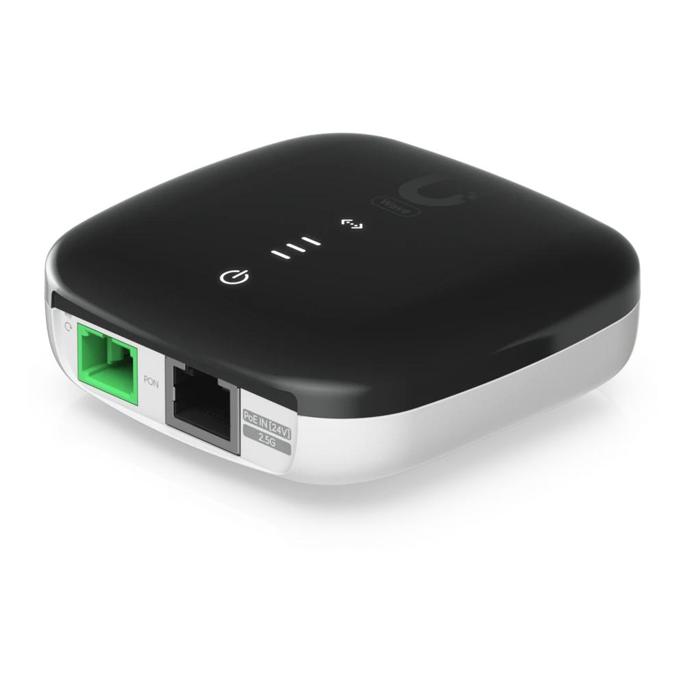 sec_5_1S1000-11 ONU GPON / 2.5 GbE RJ45 / 1.2 Gbps Upstream / 2.5 Gbps Downstream / Alcance 20 km (12.4 mi) / PoE 24 VCC WAVE-FIBER-ONU 2