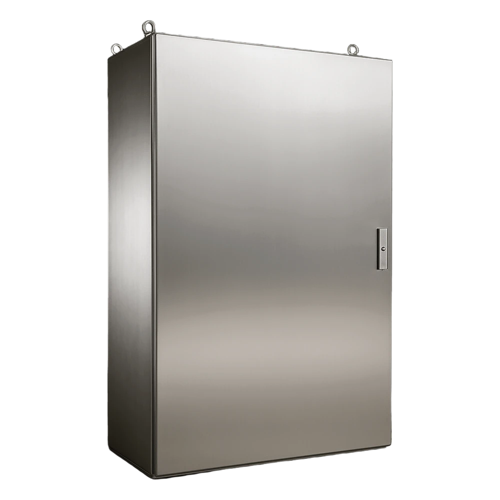 sec_5_1S1000-12 Gabinete de Acero Inoxidable / IP55 / IK10 / 800x1600x400 mm / 31.5x63x15.7 in / Carga 80 kg / Exterior Telecom PST8016040INOX 2