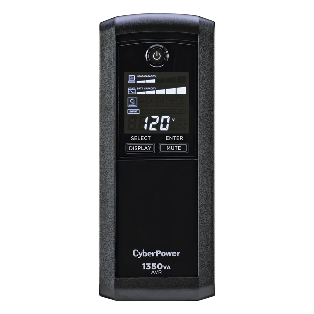 sec_5_1S1000-33 UPS Línea Interactiva / 1350 VA / 815 W / 10 Tomas NEMA 5-15R / LCD Multifunción / AVR / Supresión 1500 J CP1350AVRLCDA 2
