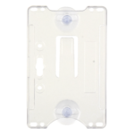 Porta Tarjeta / Plástico ABS Transparente / Formato CR80 / 90 x 57 x 5 mm / Instalación Parabrisas sec_5_1S1000-54