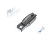 Aislador de Paso o Esquina / 1 Pulgada (25 mm) / Resina Virgen 100% / Anti-Arqueo / Acero Galvanizado / Tubería de Malla Ciclónica sec_5_1S1000-76