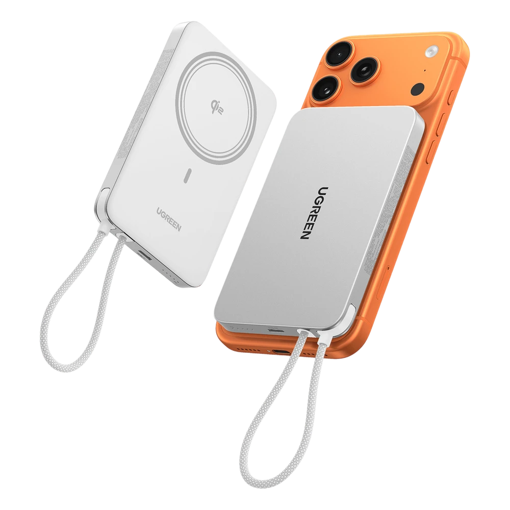 sec_5_1S1000-83 Banco de Energía / 10000 mAh / 30W USB-C PD+PPS / Cable USB-C Integrado 30W / Carga Inalámbrica Magnética 15W / Pantalla LED / 39.2 Wh 75983B 2