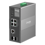 Switch Industrial Easy Managed / 6 Puertos Gigabit / 4 PoE (1× PoE++ 60W + 3× PoE+ 30W) / 120W PoE Budget / 2 SFP / IP40 / -40°C a 75°C / 6kV Protección Rayos / DIN-Rail sec_5_1S1000-87
