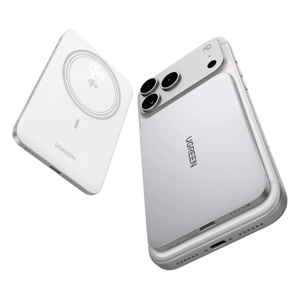 sec_5_1S1000-91 Power Bank Magnético Inalámbrico / 5000 mAh / 15W MagSafe y Qi / 20W USB-C PD 3.0 / Carga Simultánea / Ultrafino 8.6 mm (0.34 in) 95931B 2