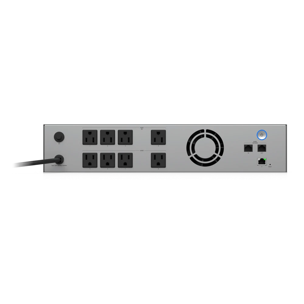 sec_5_2S1000-1 UPS Rackmount 2U / 1.5 kVA 1000 W / 8 Contactos NEMA 5-15R / Batería Reemplazable 216 Wh / Autonomía 8 Minutos / Gestión Ethernet UPS-2U 3