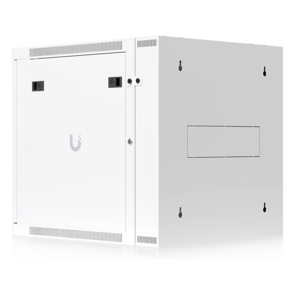 sec_5_2S1000-18 Gabinete Rack de Pared / 12U / 600 x 703 mm (23.6 x 27.7") / Puerta Frontal Vidrio Templado / Puerta Trasera Abatible / Paneles Laterales con Llave UACC-RACK-12U-WALL-SW-G 3