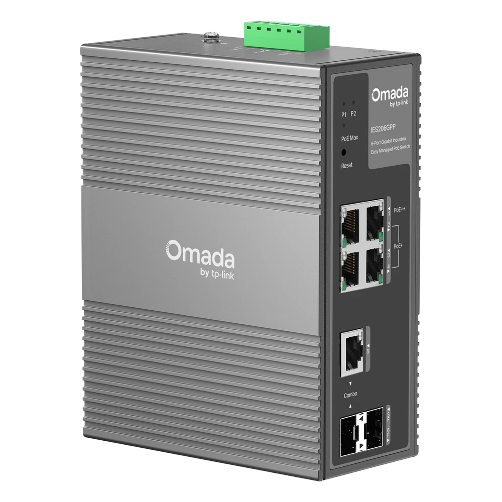 sec_5_2S1000-66 Switch Industrial Easy Managed / 6 Puertos Gigabit / 4 PoE (1× PoE++ 60W + 3× PoE+ 30W) / 120W PoE Budget / 2 SFP / IP40 / -40°C a 75°C / 6kV Protección Rayos / DIN-Rail IES206GPP 3