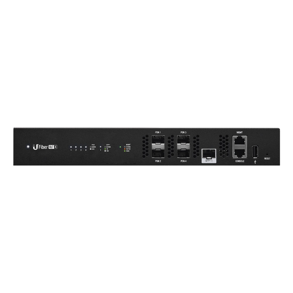 sec_5_2S1000-73 Terminal de Línea Óptica GPON / 4 Puertos SFP GPON / 1 Puerto SFP+ 10 G / 512 ONUs Concurrentes / 20 km (12.4 mi) / Rack 1U UF-OLT-4 3