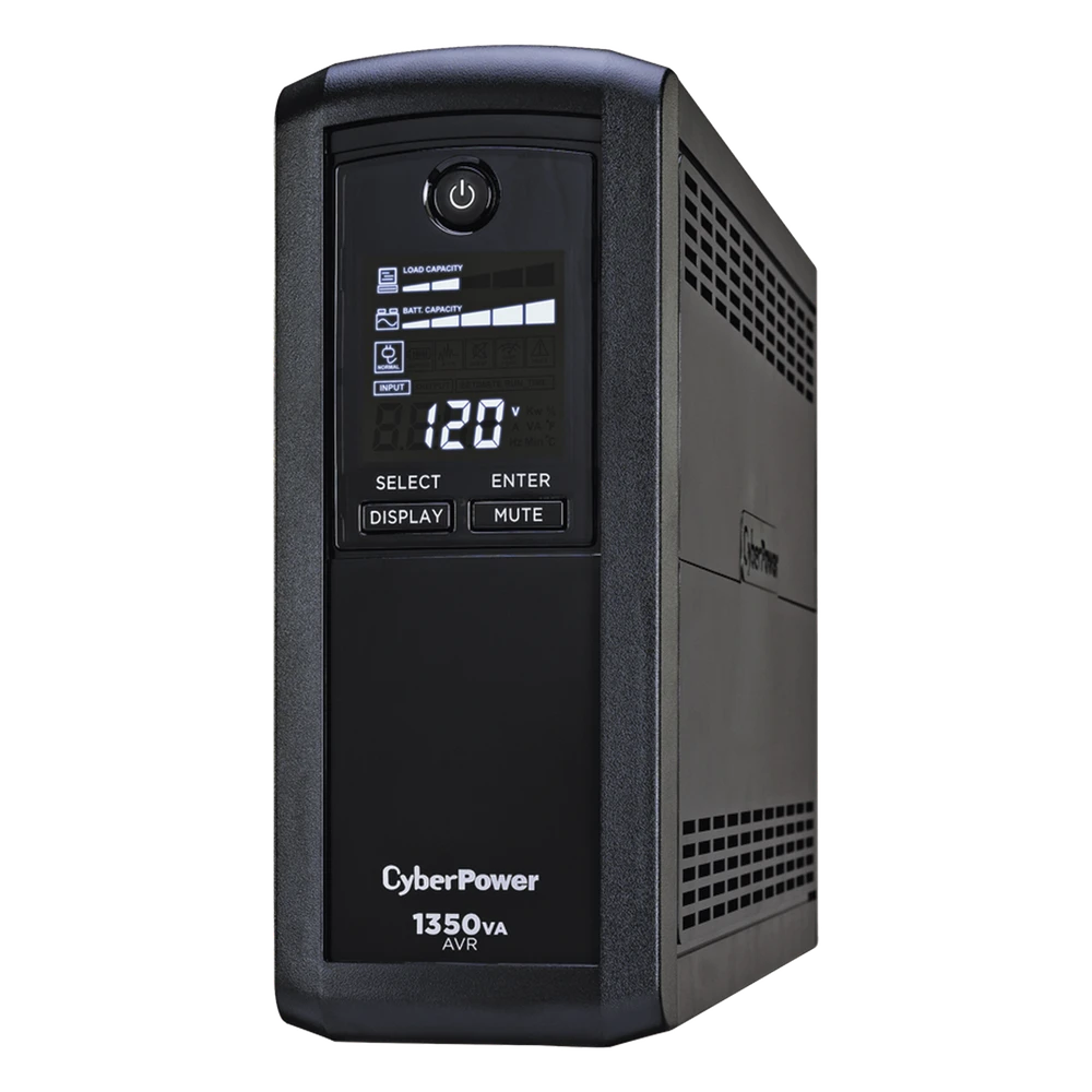 sec_5_3S1000-27 UPS Línea Interactiva / 1350 VA / 815 W / 10 Tomas NEMA 5-15R / LCD Multifunción / AVR / Supresión 1500 J CP1350AVRLCDA 4