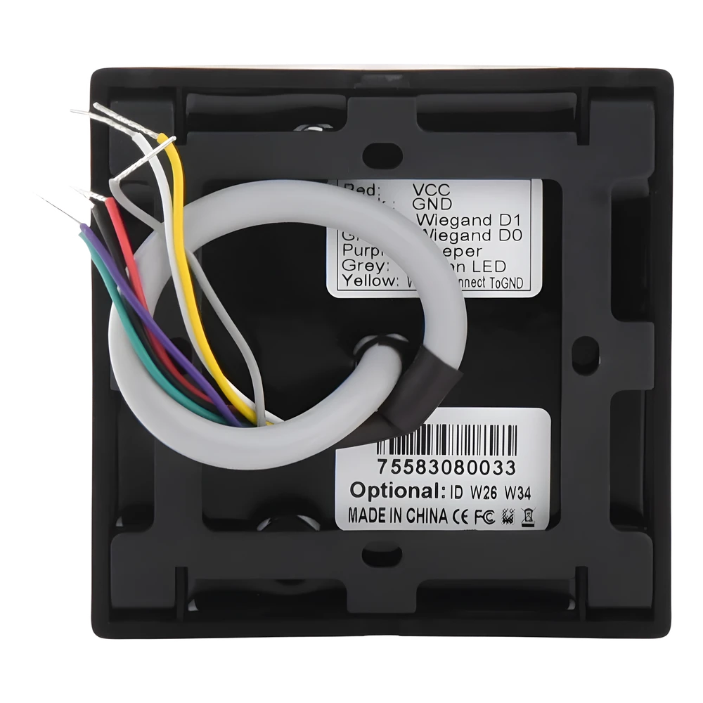 sec_5_3S1000-36 Lector de Proximidad con Teclado / 125 kHz / Wiegand 26 bits / Exterior / 86 x 86 x 20 mm / 120 m (394 pies) máx. SYS-KR602-EKB 4