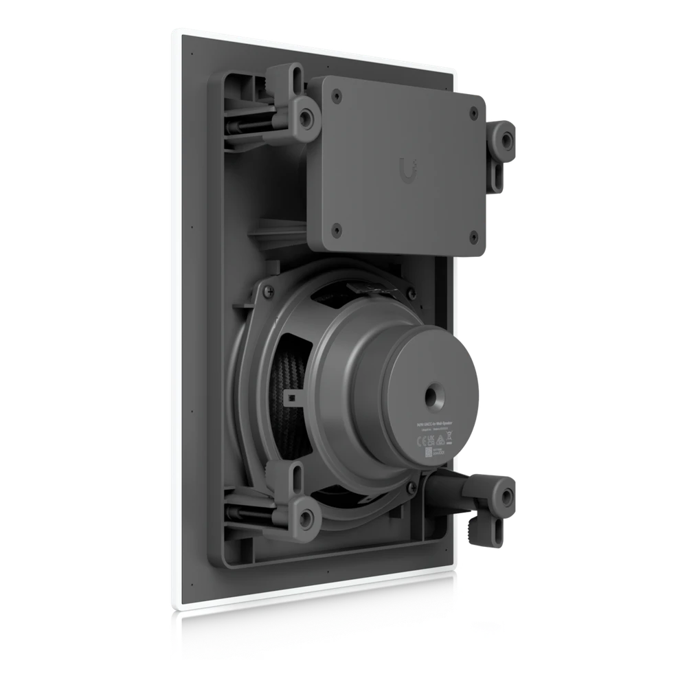 sec_5_3S1000-4 Altavoz Empotrable de Pared / Woofer 6.5" / Tweeter 1" Pivote ±15° / 130W 8 Ohms / Cobertura Simétrica Axial 90° / NDAA Compliant UACC-IN-WALL-SPEAKER 4