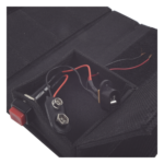 Estuche de Transporte / Poliéster con Cartón / 19.6 x 16 cm / 7.7 x 6.3 in / Compartimento Pila 9V / Cierre Velcro sec_5_3S1000-53