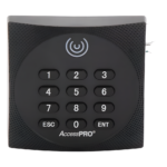 Lector de Proximidad con Teclado / 125 kHz / Wiegand 26 bits / Exterior / 86 x 86 x 20 mm / 120 m (394 pies) máx. sec_5_4S1000-28