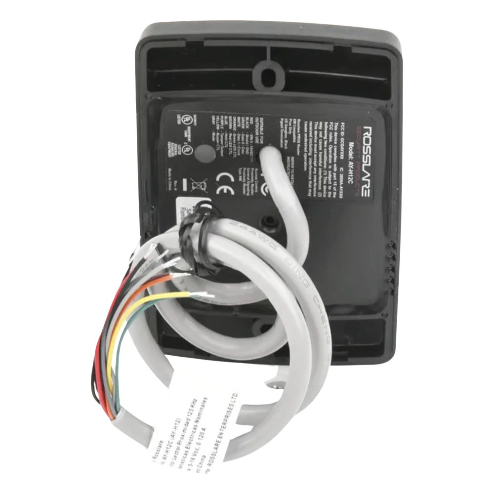 sec_5_4S1000-41 Lectora de Proximidad / Wiegand 26 Bits / 12 cm Alcance / IP Hermético / 5-16 VDC / 150 m Cable / 0.36 x 0.25 x 0.06 ft AY-H12 5