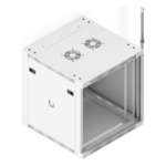 Gabinete Rack 12U / Montaje en Pared / Profundidad 600 mm / Puerta Vidrio Templado / Carga 80 kg (176 lb) / Ventilación Integrada sec_5_5S1000-13