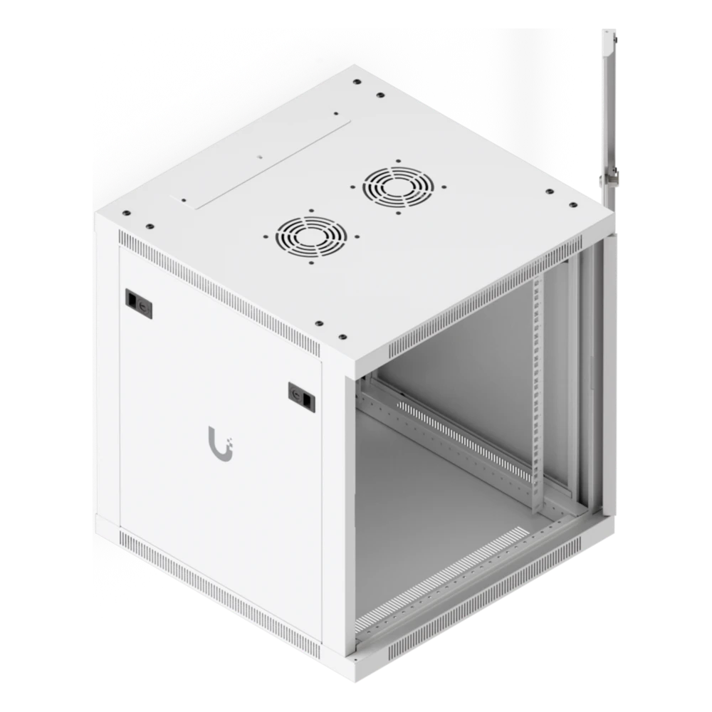 sec_5_5S1000-13 Gabinete Rack 12U / Montaje en Pared / Profundidad 600 mm / Puerta Vidrio Templado / Carga 80 kg (176 lb) / Ventilación Integrada UACC-RACK-12U-WALL-600-G 6